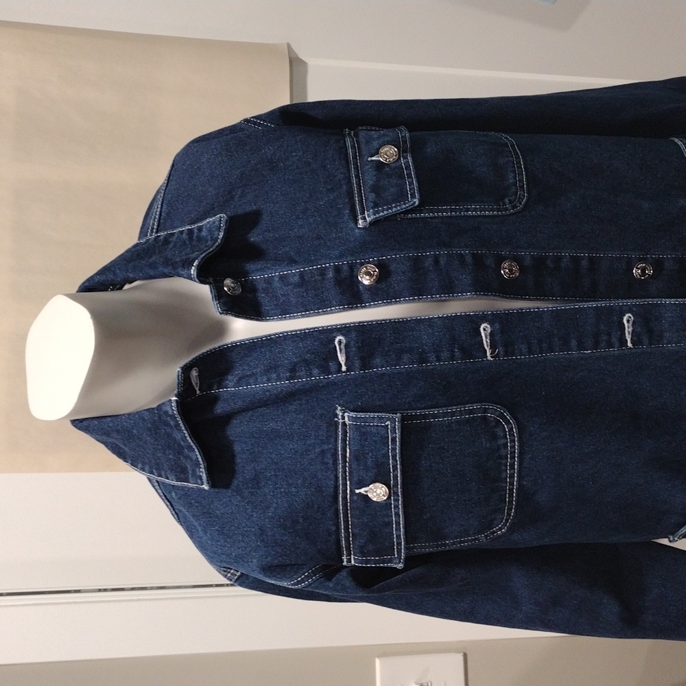 Wild Fable womens blue denim coat. NWT. XS
